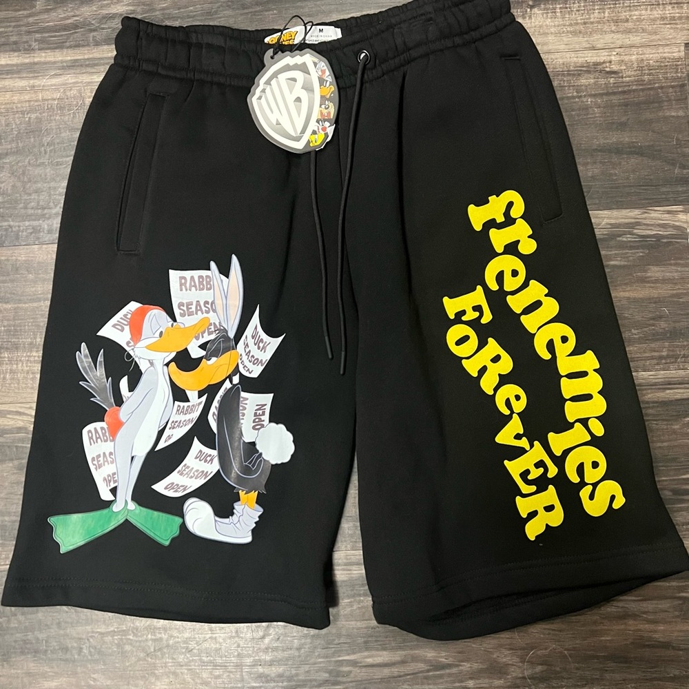 Warner Bros. Black Frenemies Forever Shorts new with tags